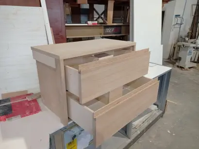 mobile bagno in rovere