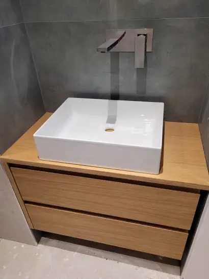 mobile bagno in rovere