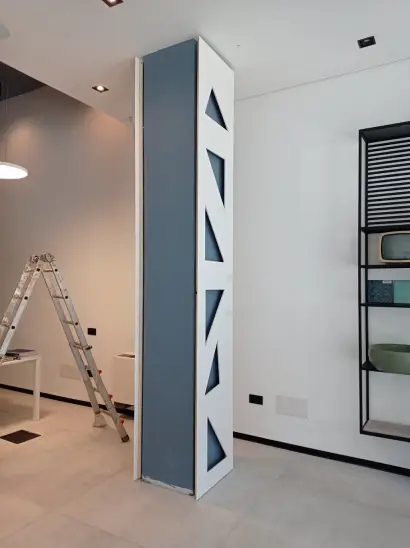 rivestimento-pilastro-hi-macs-show-room-cagliari